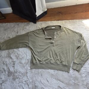American Eagle Oversized Cropped Pullover